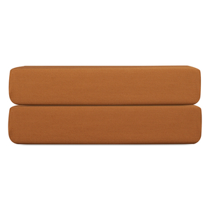 Простыня на резинке из сатина из коллекции meditation, caramel, 160х200х30 см