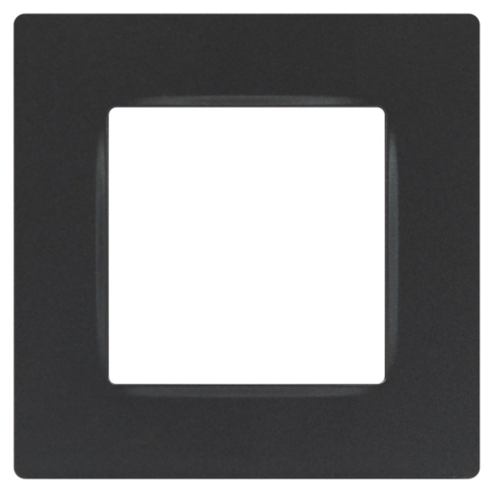 Рамка для розеток и выключателей ЭРА Серия 12 12-5201-12 на 1 пост, Классик, графит