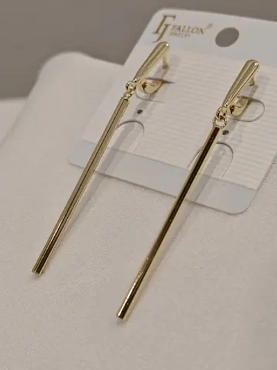 Серьги Fallon «Палочки» Gold 14K