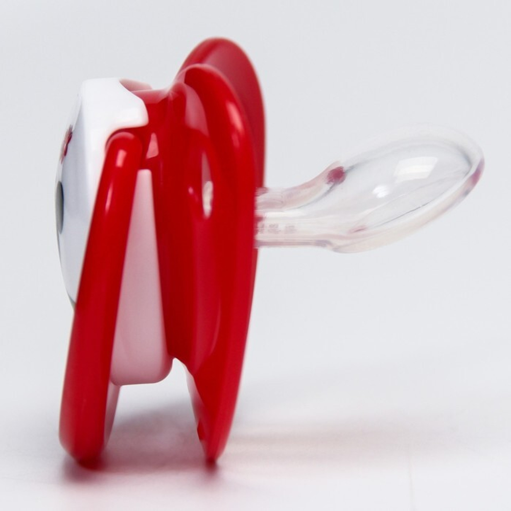 7454853 Соска-пустышка ортодонтическая, силикон, от 0 мес., в контейнере, «Минни»