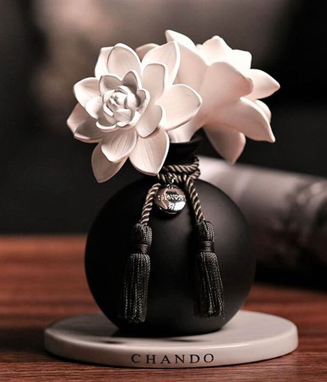 Lotus Glace, ароматический диффузор с необычными палочками, Chando