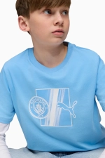 Футболка Puma Manchester City 25/26 FtblCulture Tee Junior - голубой