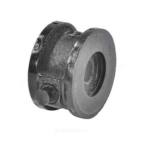 Клапан обратный чугун поворотный 19ч21бр Ду 50 Ру16 Тмакс=225 оС межфл заслонка чугун исполнение "Г" Мегастрой