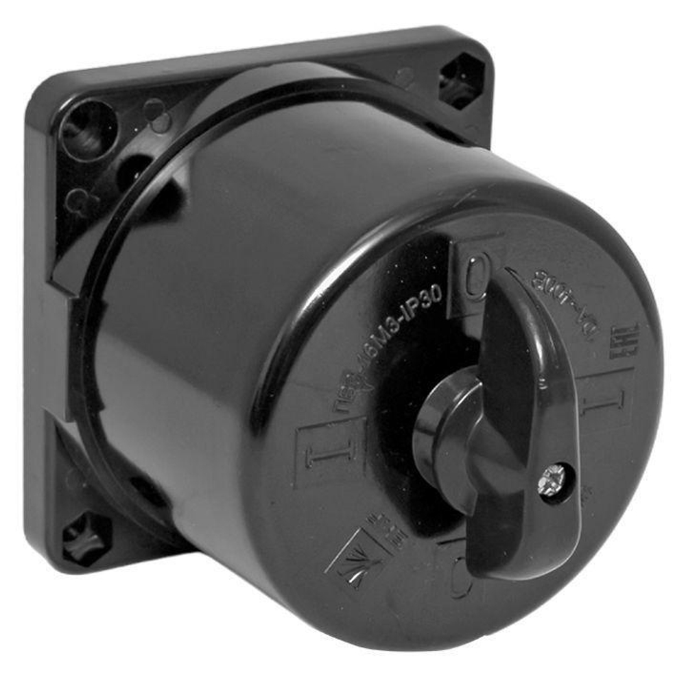 Выключатель пакетный 1-кл. 16А IP30 ПВ3-16 М3 кар. черн. EKF pv-3-16-2