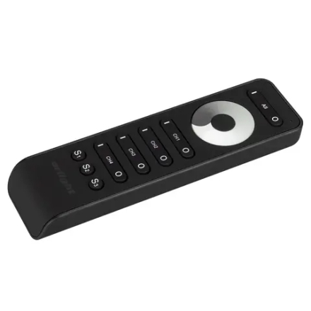 Пульт SMART-R33-DIM Black (4 канала, 2.4G) (Arlight, IP20 Пластик, 5 лет) 032941