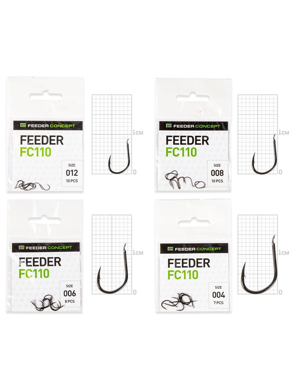 Набор крючков Feeder Concept MIX 2 (упк.35шт.)