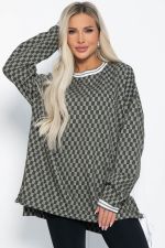 Свитшот Мания (хаки) Б12370-1 LT Collection