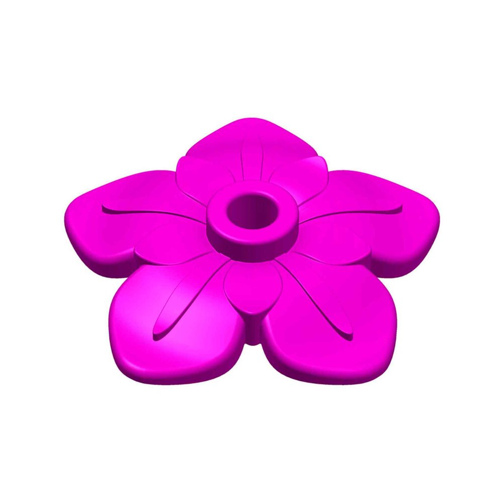 Цветок 12x12x4 см для конструктора 5''