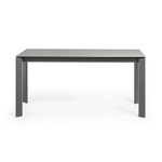 Стол Atta 160 (220) x90 антрацит керамика