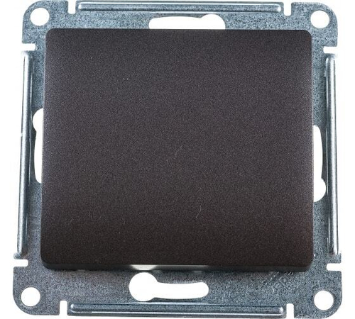 Выключатель 1-кл СП Корса 10А IP20 графит +накл.