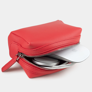 Несессер Mignon из кожи теленка, красного цвета