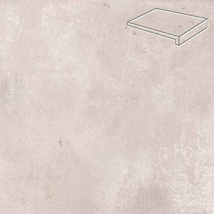 Stroeher - Selected 981 greige 294x175x52x10 артикул 4817 - Клинкерная ступень, прямой угол