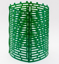 Протектор для защиты стволов деревьев, комплект 4 шт., зеленый// Palisad