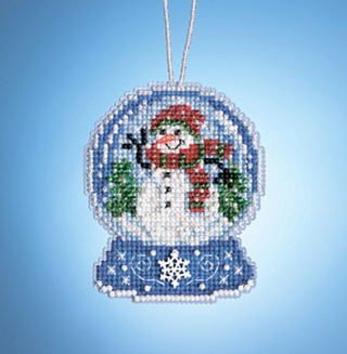 "Снеговик-шар"- МH16-1933 вышивка
