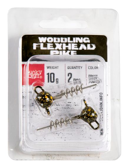 Груз-головки спираль LJ 3D BBS Series Wobbling Flexhead Pike 010г 003 2шт.