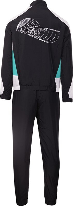 Теннисный костюм EA7 Man Woven Tracksuit - Black