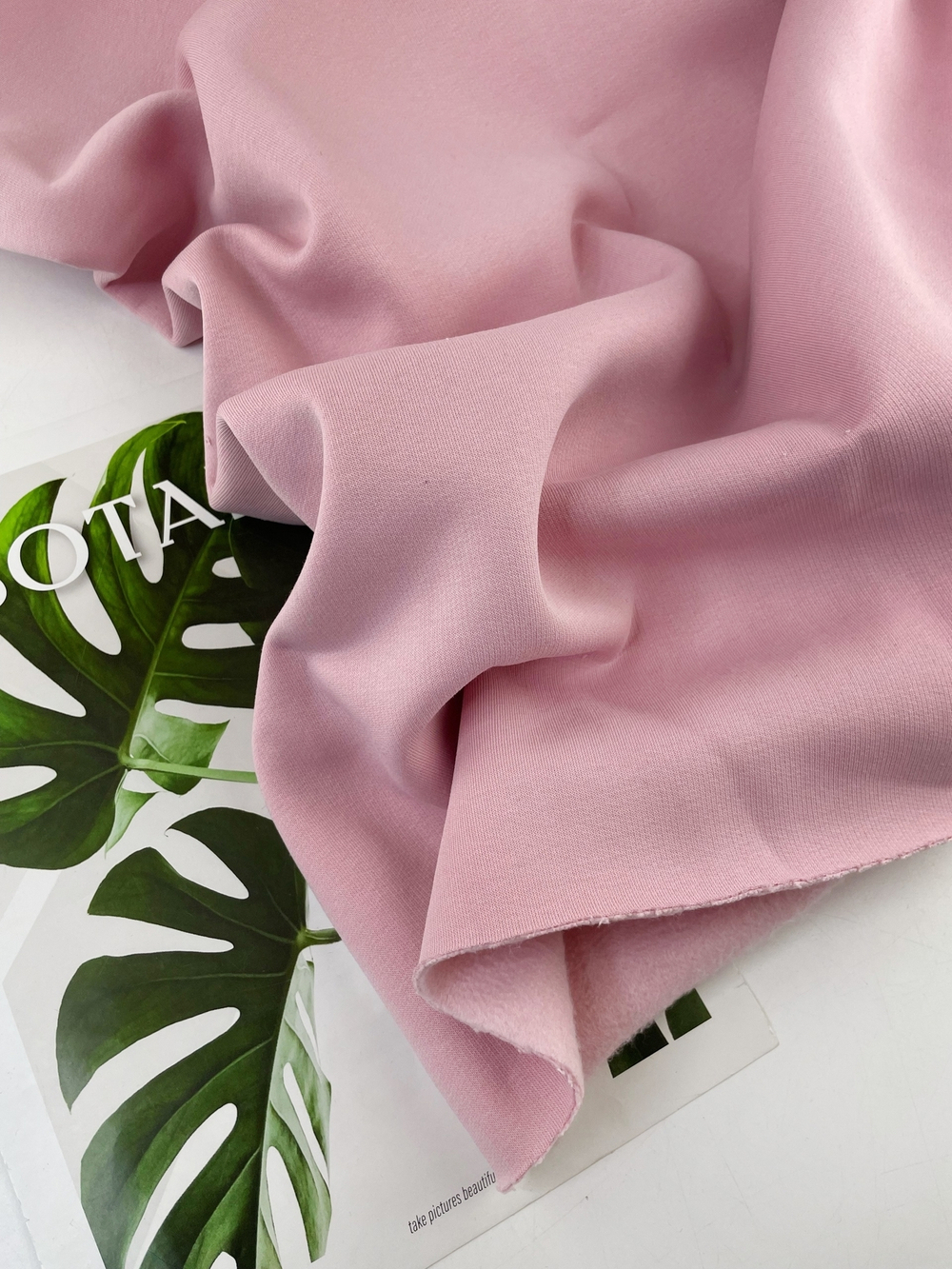 ЗЕФИР - Футер 3-х нитка НАЧЕС компакт пенье (КРВ635 Елена) (к0 незначительно испачкан с изнанки)