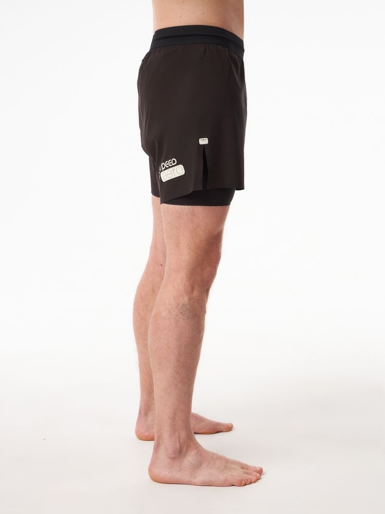 ШОРТЫ МУЖСКИЕ ELEVATE SHORT 5 | BLACK WHITE