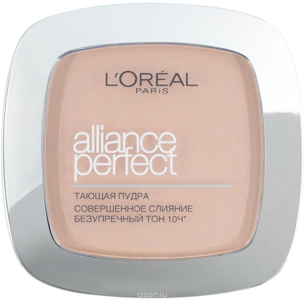 L'Oreal Paris Пудра Alliance Perfect, Совершенное слияние, выравнивающая и увлажняющая, тон №R3, Бежево-розовый, 9 гр