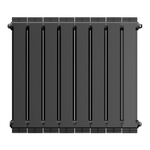 Радиатор биметаллический Royal Thermo PianoForte 500 Noir Sable 8 секций