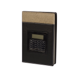 Ежедневник с калькулятором, А5, Alingar, 7БЦ, иск кожа, ляссе, ассорти, цв. внутр. блок, линия, 120 л.