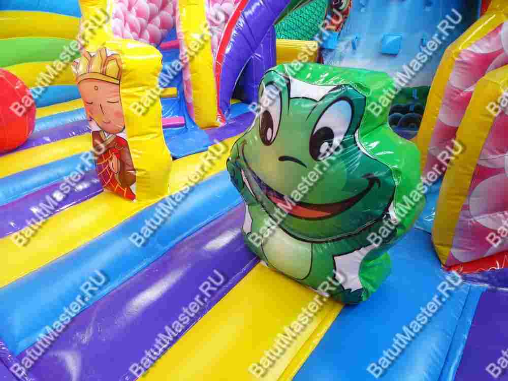 Коммерческий надувной батут "Хижина дракона", 15*8*7 м