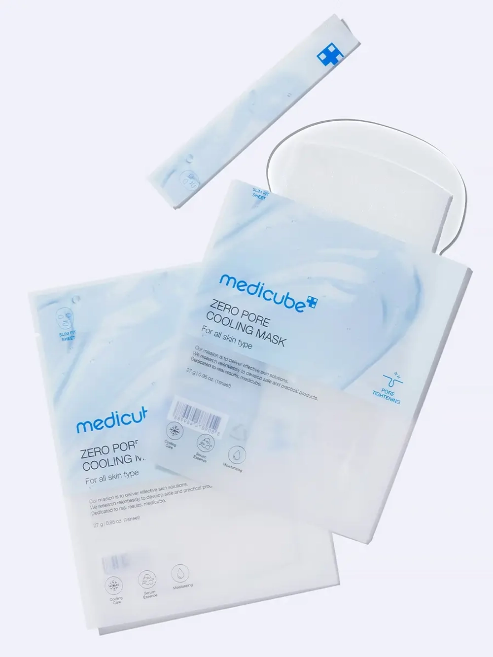 Medicube Охлаждающая тканевая маска для сужения пор Zero Pore Cooling Mask 27 гр