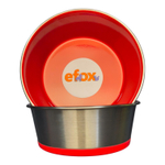 Миска "efox" для питомцев из нержавеющей стали, форма чаша