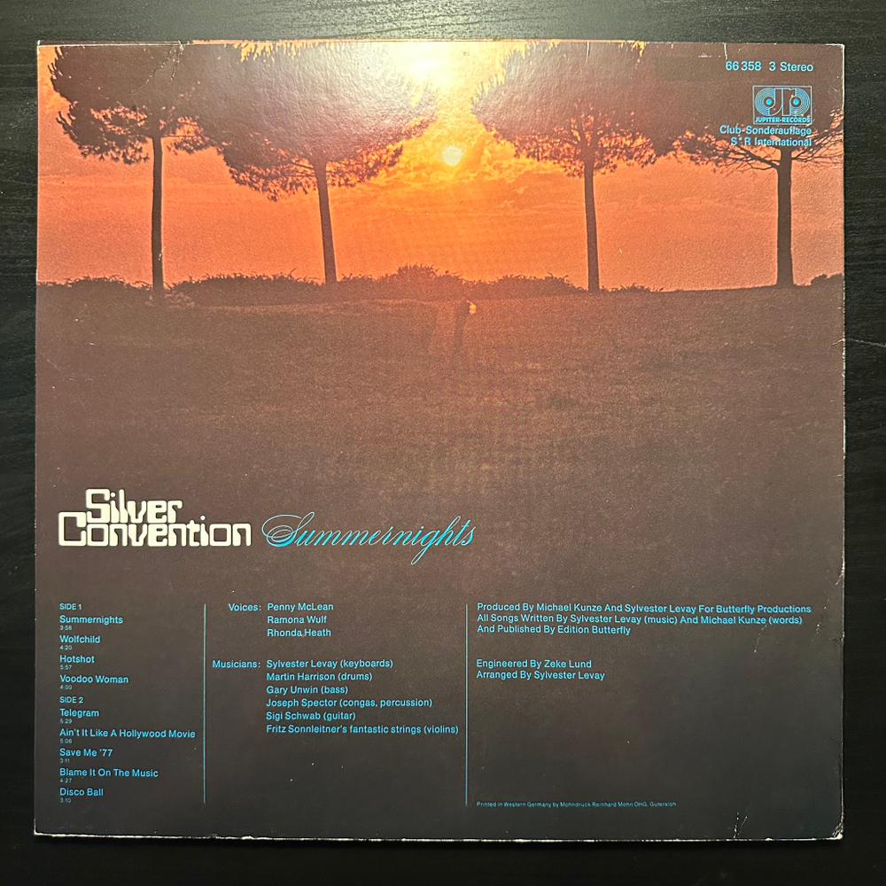 Silver Convention - Summernights (Германия 1977г.)
