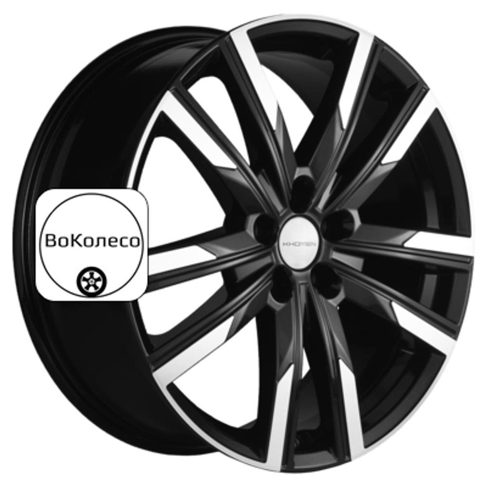 7,5x19/5x120 ET41 D59,5 KHW1905 (GAC GS8) Black-FP Khomen Wheels