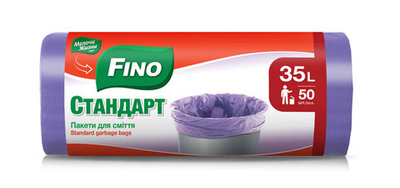 Мусорные пакеты Fino Cтандарт 35 л (50 шт)