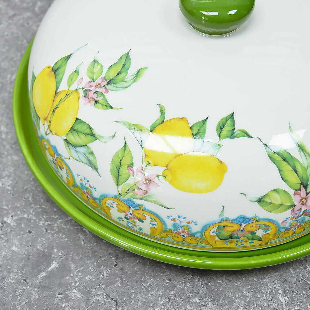 Блюдо для блинов "Принц Лимон" 23см, Prima Collection