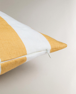 Zara Home наволочка декоративная из льна, в полоску