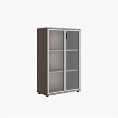 Шкаф средний со стеклом Trend TRD28543508 77,6x36x122,8