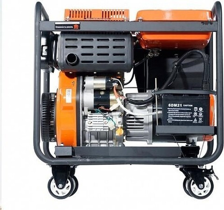 Дизельный генератор с воздушным охлаждением AURORA ADE 6500 D электростартер 14689