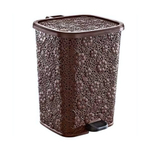 Мусорное ведро с педалью 6 лт АЖУРНОЕ коричневый