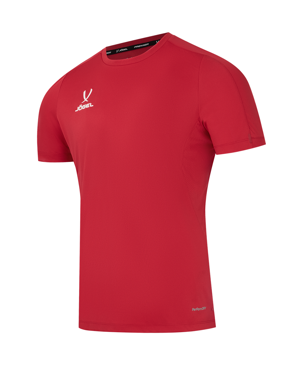 Футболка тренировочная JÖGEL PREMIER PerFormDRY Training Poly Tee, красный