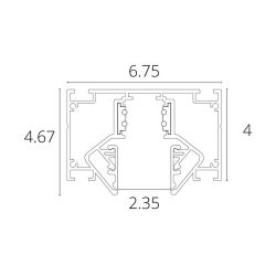 Магнитный шинопровод для натяжного потолка Arte Lamp