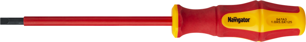 Отвёртка Navigator 93 429 NHT-Otd03-SL5.5-125 (диэлектрическая)