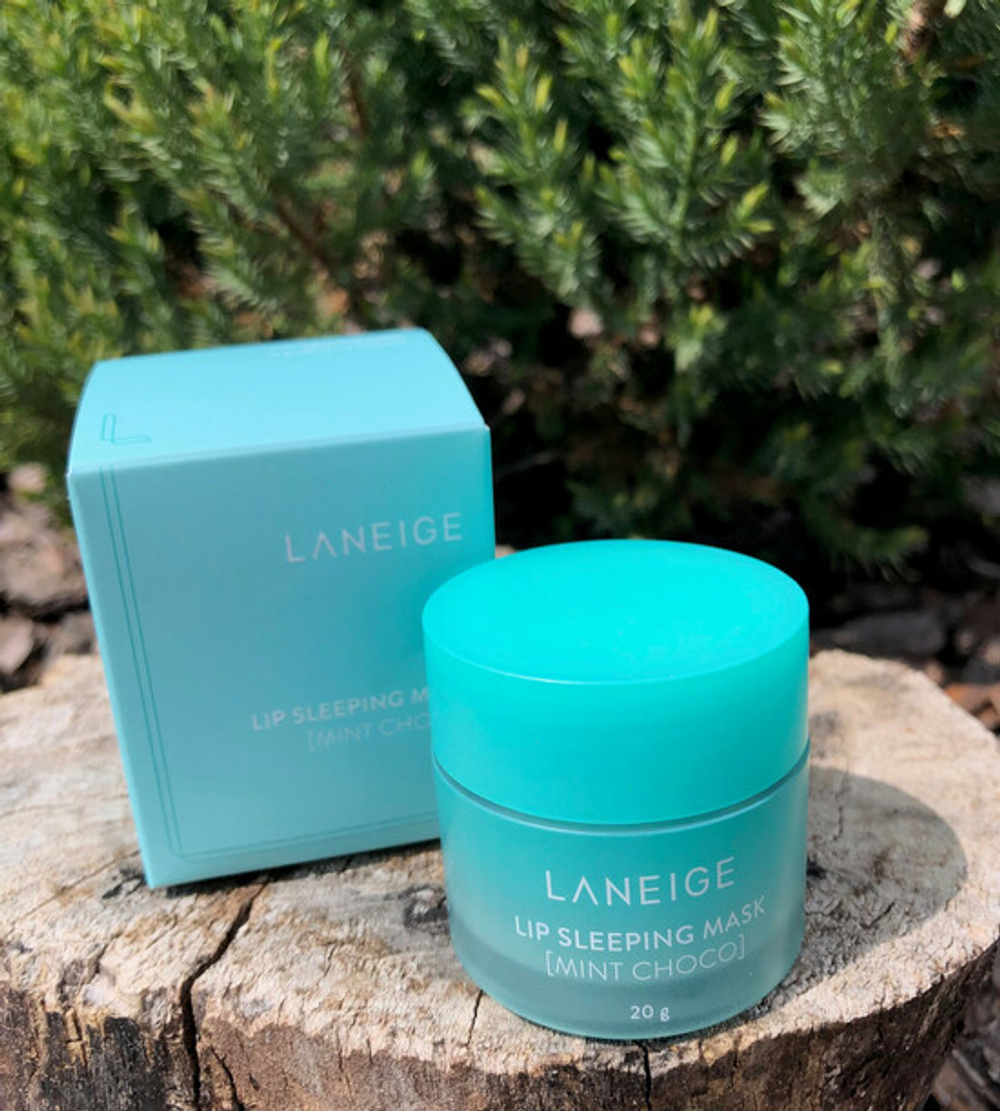 Laneige lip sleeping mask (mint choco) - Ночная восстанавливающая маска для губ (мята-шоколад)