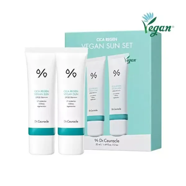 DR.Ceuracle Cica Regen Vegan Sun Set 50ml *2 - Набор спф кремов