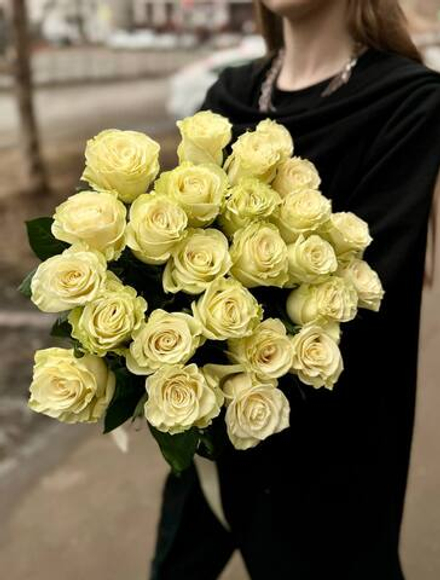 Букет «Белый бал» 25 шт.