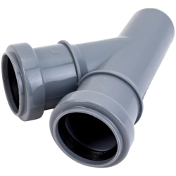 Тройник Политэк Пайп 40х40/45гр. ВК (25)