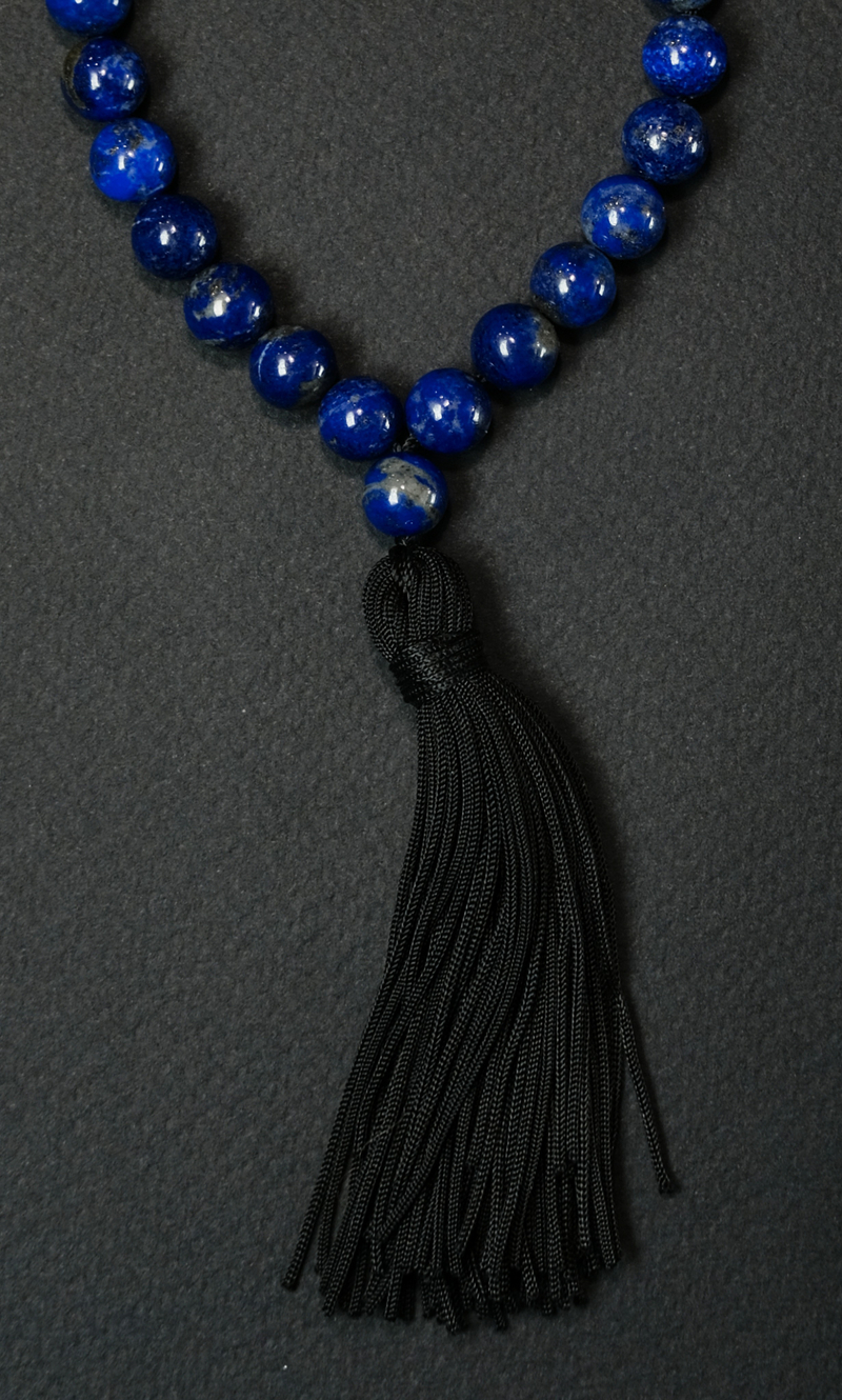 Четки "Memo about Wealth" из лазурита