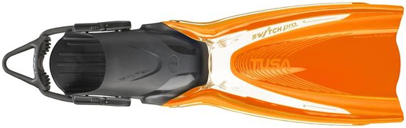 Ласты TUSA HyFlex Switch Pro регулируемые черный/оранжевые