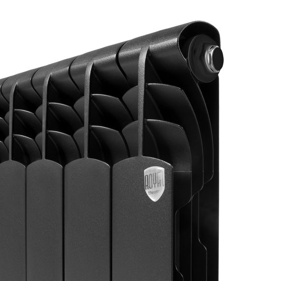 Радиатор Royal Thermo Revolution Bimetall 500 2.0/Noir Sable – 10 секц. — (3)