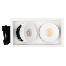 Светильник CL-SIMPLE-S148x80-2x9W Warm3000 (WH, 45 deg) (Arlight, IP20 Металл, 3 года) 026876