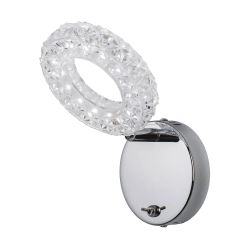 Citilux Кристалино CL559511 LED Спот поворотный с выключателем Хром