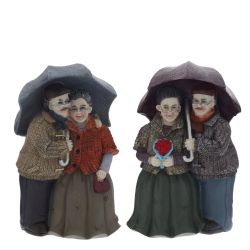 GAEM Фигурка декоративная "Бабушка с дедушкой", L12 W9,5 H18,5 см, 2в.