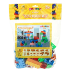 Игрушка-конструктор детский, набор "Строитель", 60 дет.